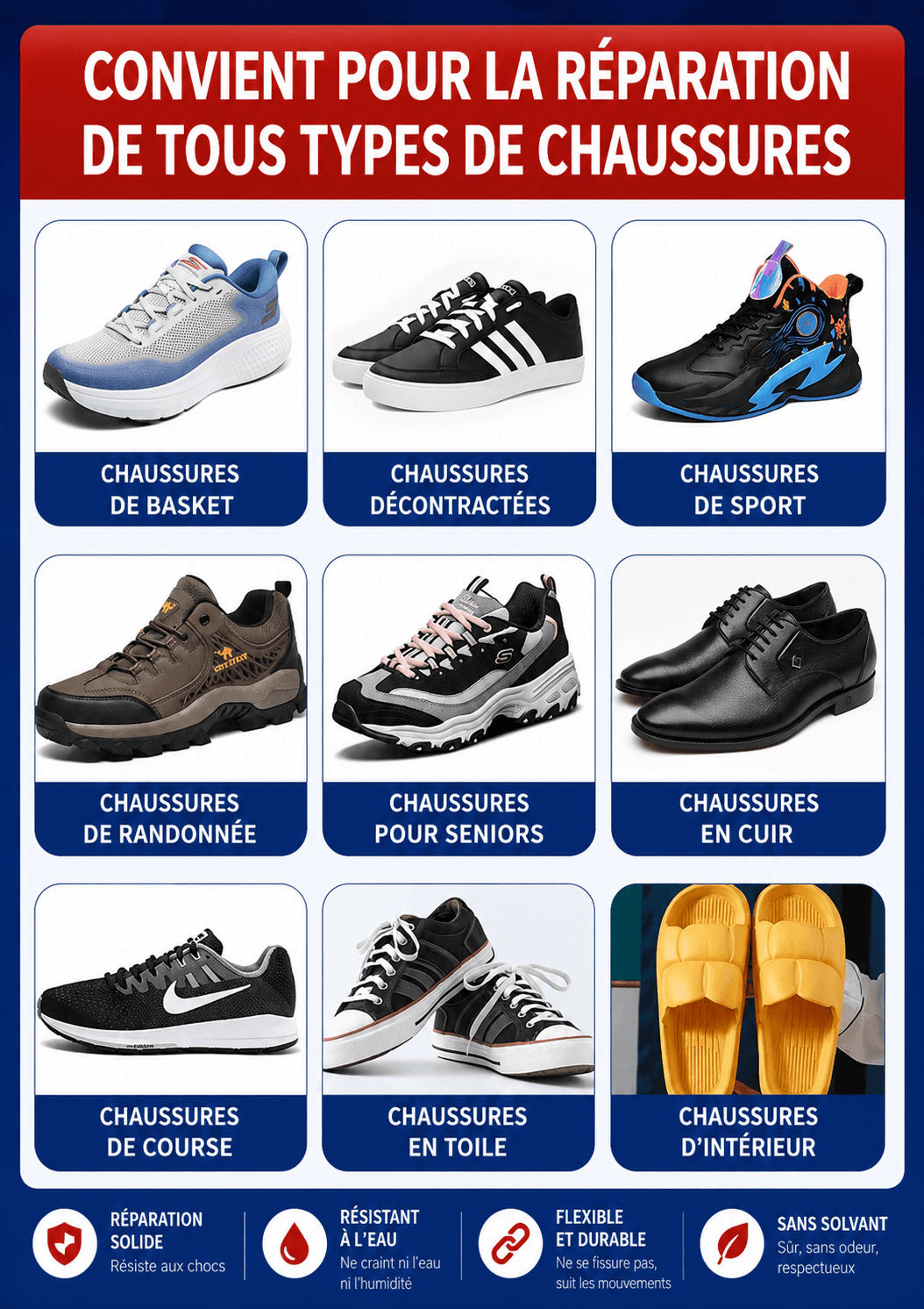 Colle de Réparation Professionnelle pour Chaussures GUSUBANG 2