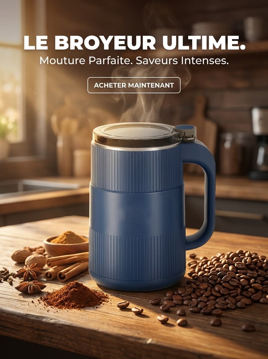 Broyeur Électrique Polyvalent "Saveurs Intenses" - Café, Épices & Céréales 4
